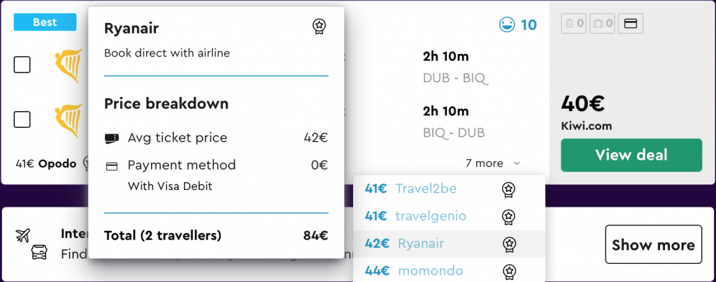 cheap flights to Biarritz