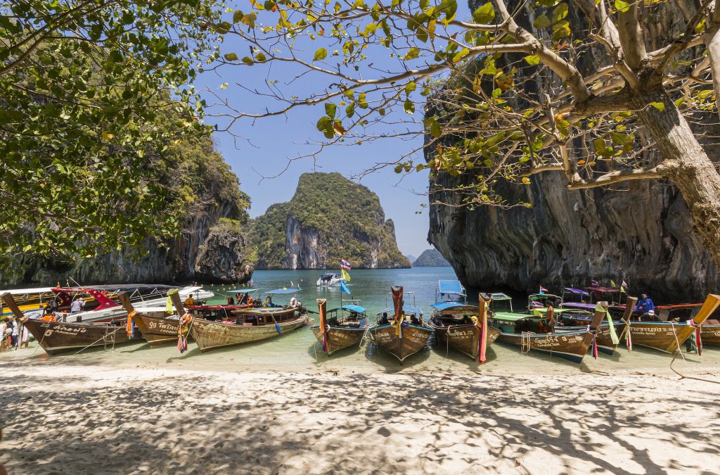 beach on Krabi in Thailand