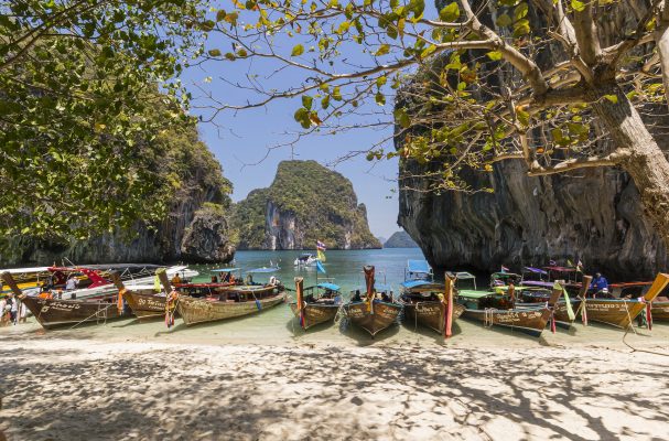beach on Krabi in Thailand