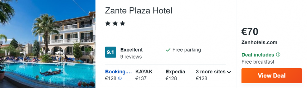 Zante Plaza Hotel