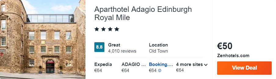 Aparthotel Adagio Edinburgh Royal Mile