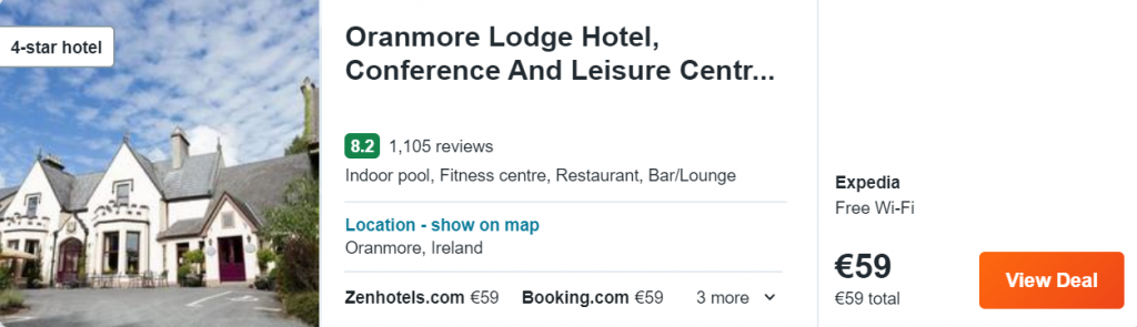 Oranmore Lodge Hotel, Conference And Leisure Centre