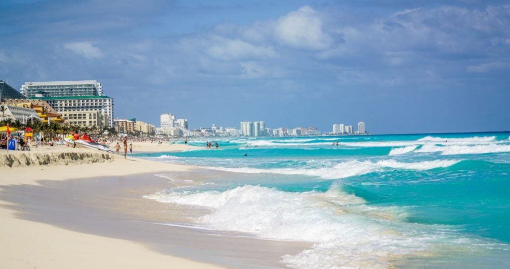 white Cancun beaches