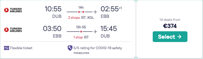 cheap flights to Uganda