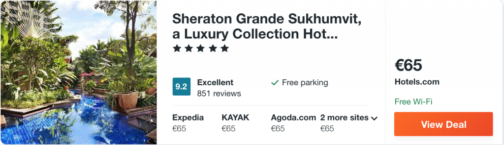 luxury hotel in Bangkok