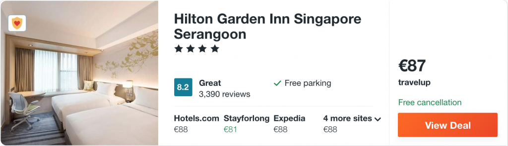 cheap hotel in Singapore