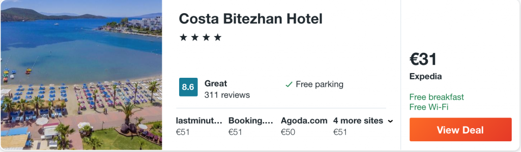 cheap hotel in Bodrum