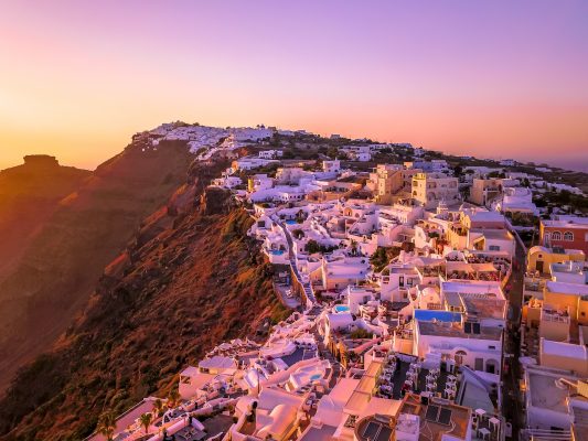 Greece Santorini Sunset