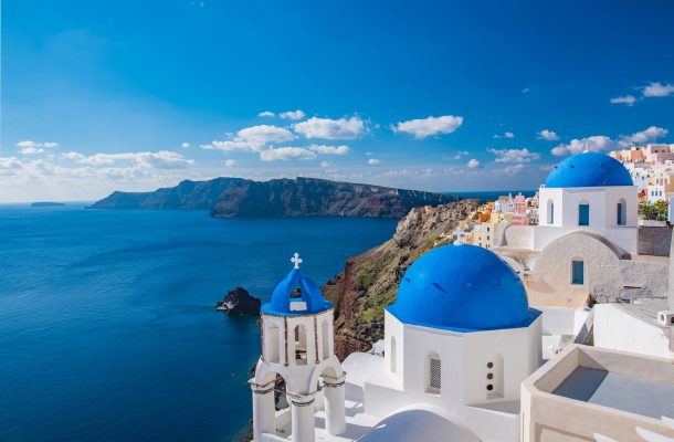 Greece Santorini Three Domes