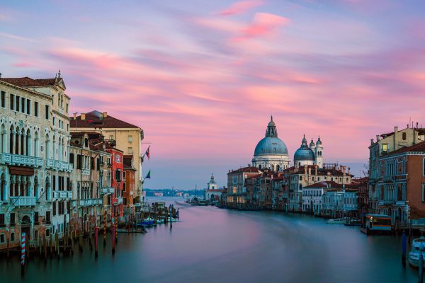 Italy Venice Canal Sunset