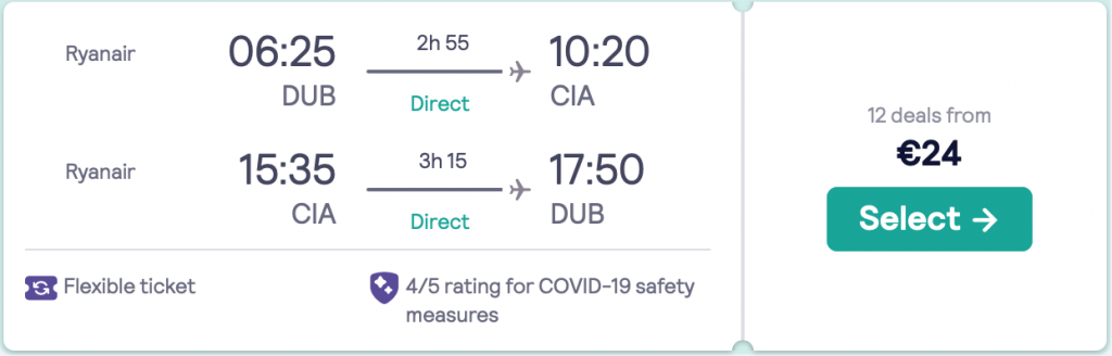 cheap flights to Rome
