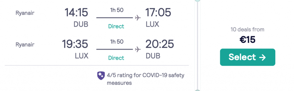 cheap flights to Luxembourg