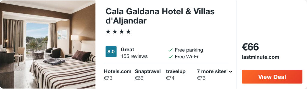hotel in Menorca