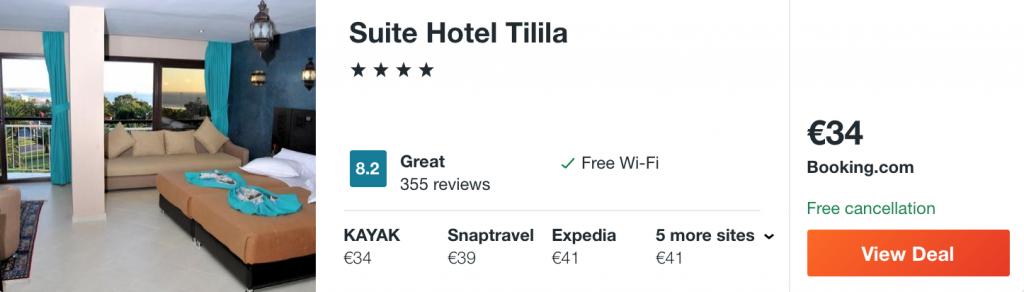 cheap hotel in Agadir