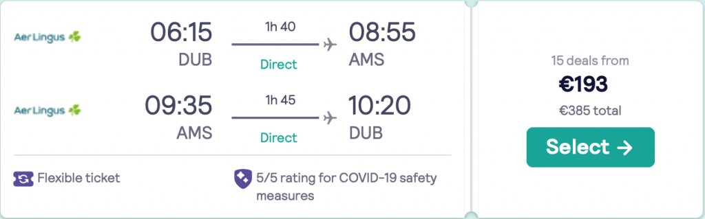 flights to Amsterdam