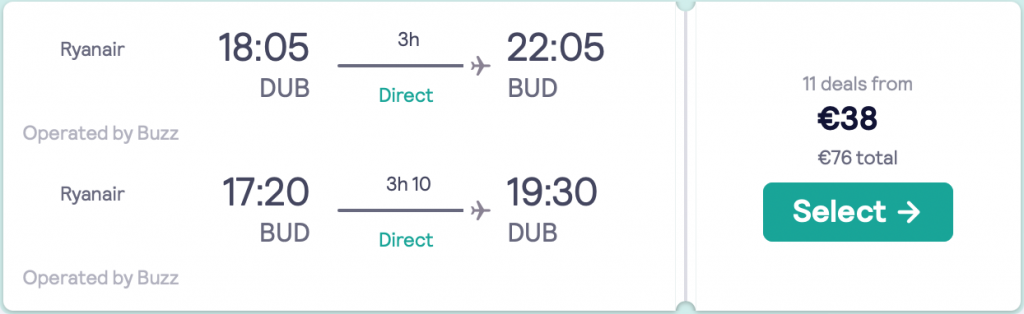 cheap flights to Budapest
