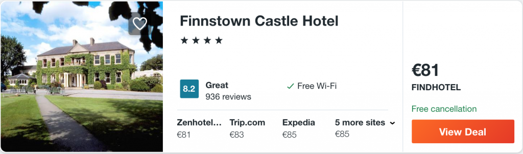 country house hotel Dublin