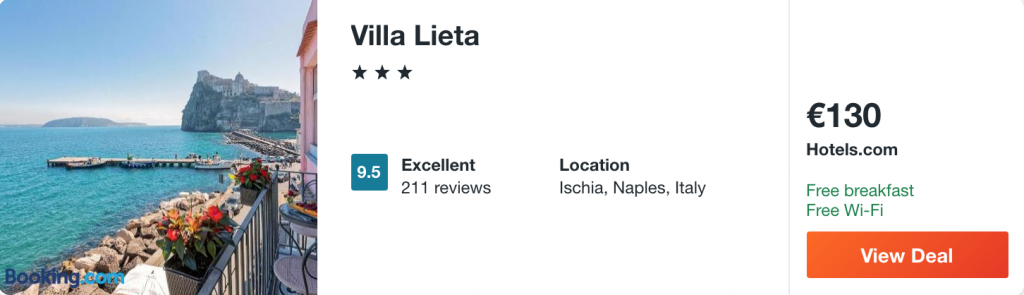 cheap hotel in Ischia