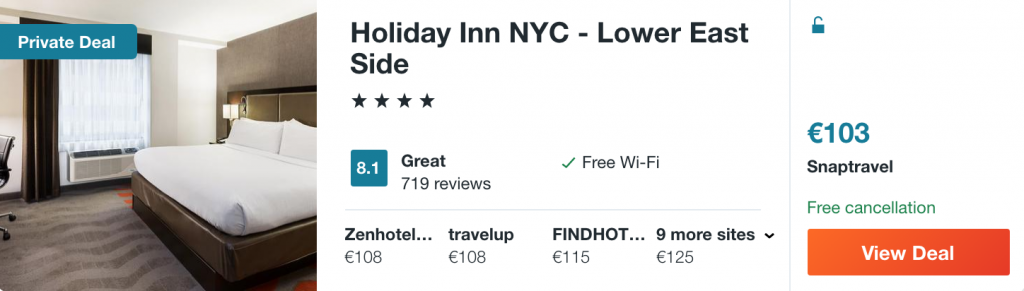 hotel in Manhattan