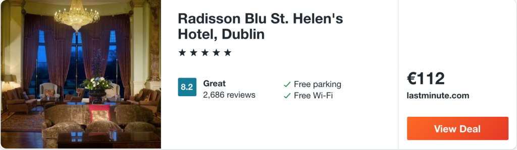 radisson hotel in Dublin