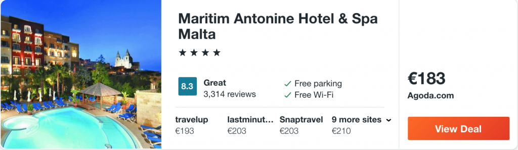 spa hotel in Malta