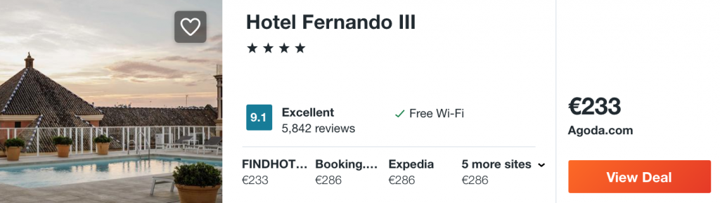 hotel in Seville