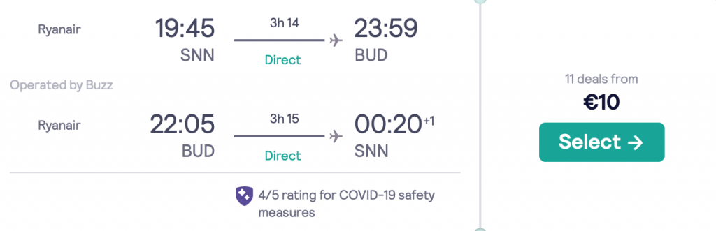 cheap flight to Budapest