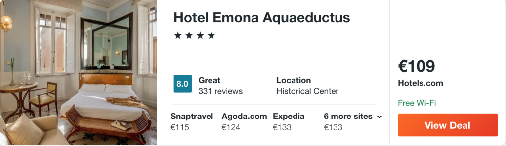 cheap hotel in Rome