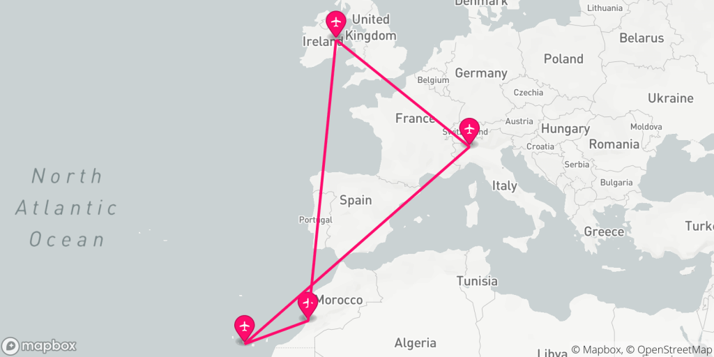 cheap trip from Ireland