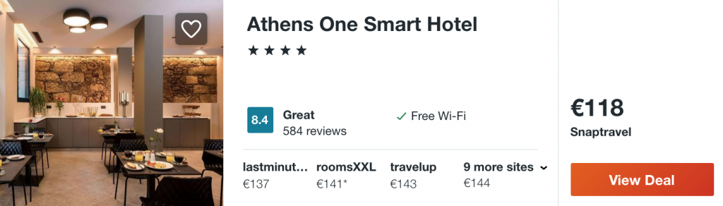 cheap hotel in Athens