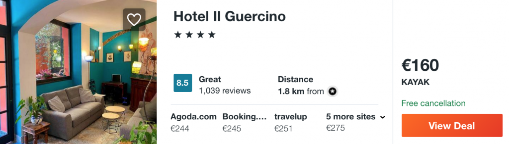cheap hotel in Bologna