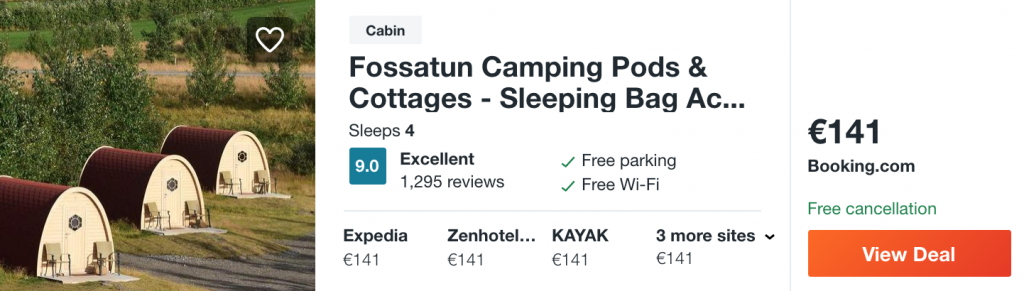 cheap hotel in Iceland