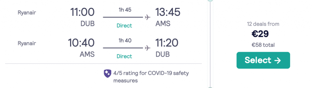 cheap flights to Amsterdam