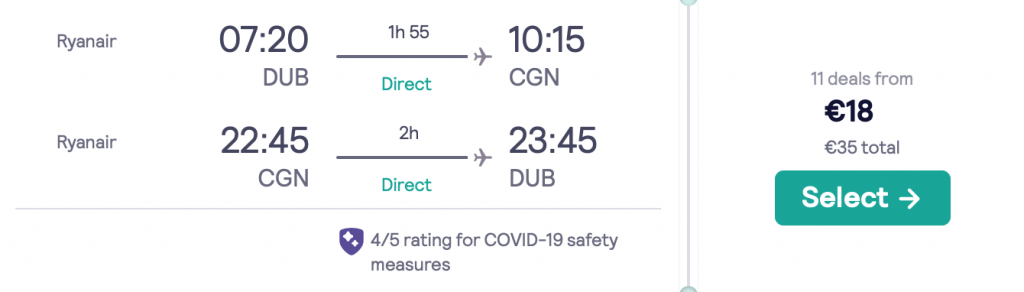 cheap flights to Cologne