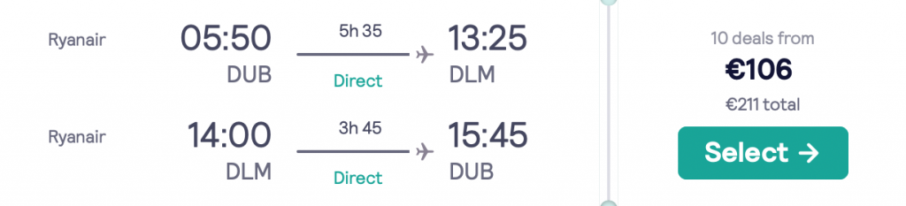 cheap flights to Turkey