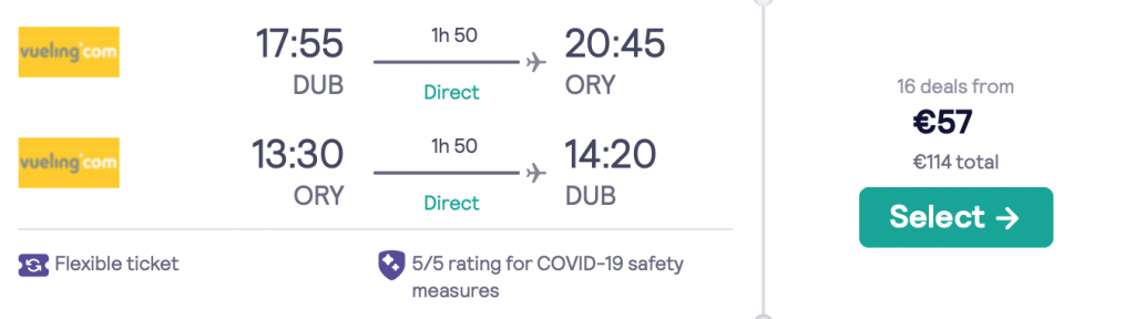 cheap flights to Paris