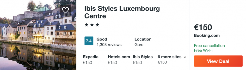 cheap hotel in Luxembourg