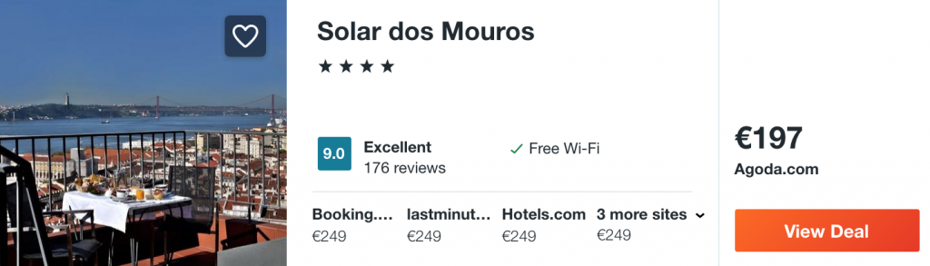 cheap hotel in Lisbon