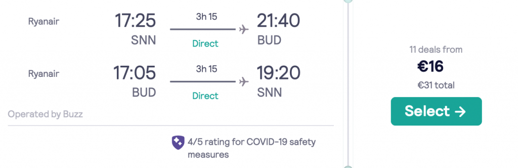 cheap flights to Budapest