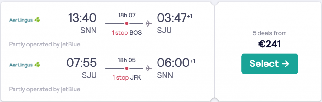cheap flights to San Juan