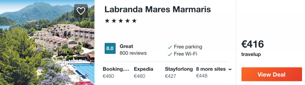cheap hotel in Marmaris