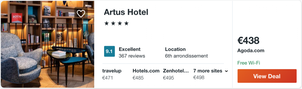 hotel in Paris