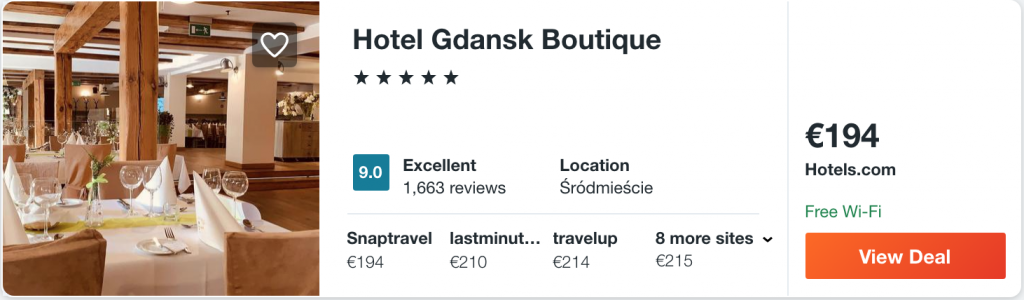 luxury hotel in Gdansk