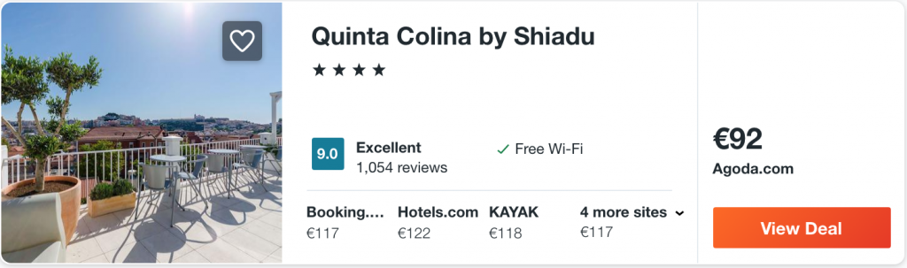 cheap hotel in Lisbon