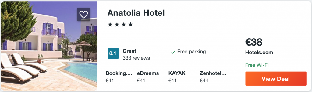 cheap hotel in Mykonos