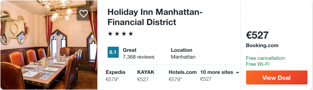 cheap hotel in Manhattan