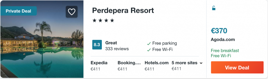 resort in Sardinia
