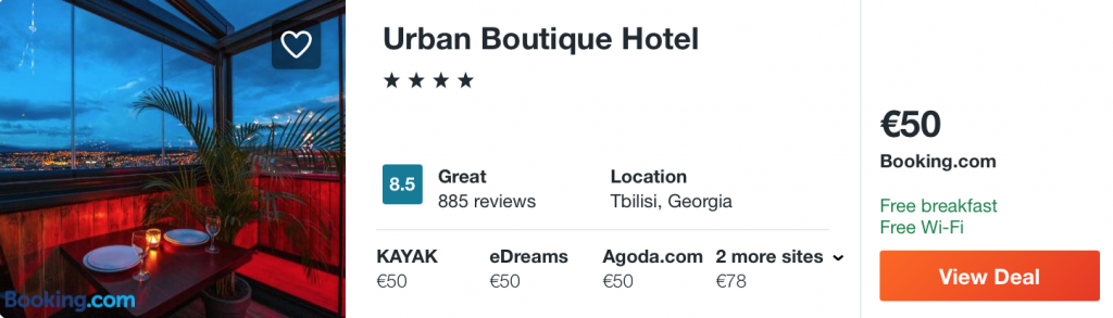 cheap hotel in Tbilisi