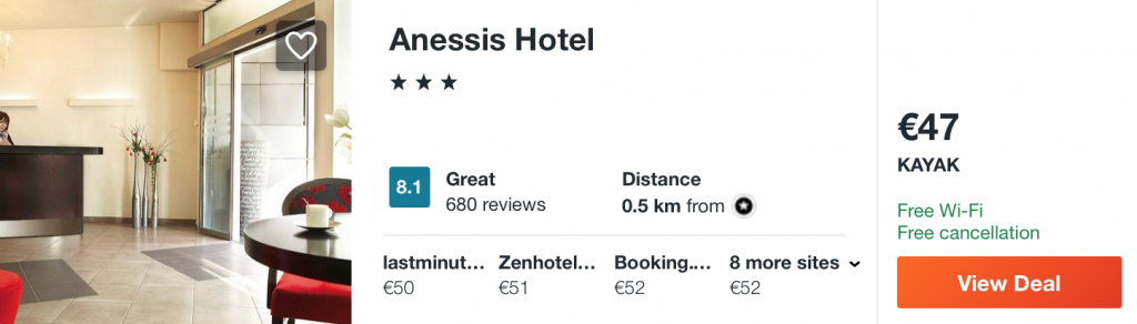 hotel in Greece