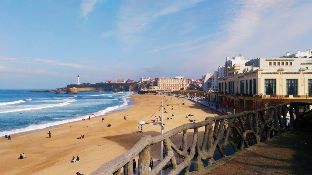 Biarritz beach